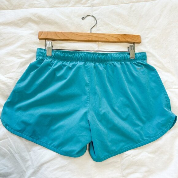 Nike Dri-FIT Tempo Running Shorts Women’s Small Aqua Blue Activewear - Picture 4 of 5